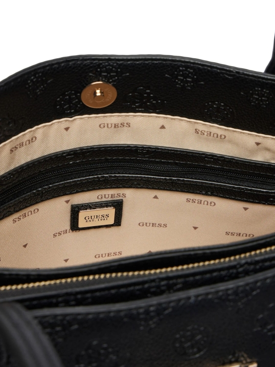 Torebka damska Guess HWPD99 16230 CZARNY MONOGRAM
