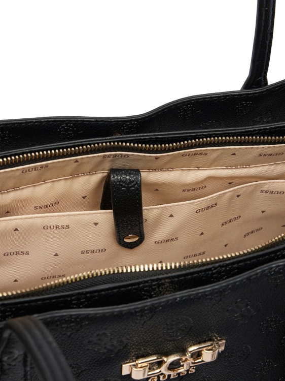 Torebka damska Guess HWPD99 16230 CZARNY MONOGRAM