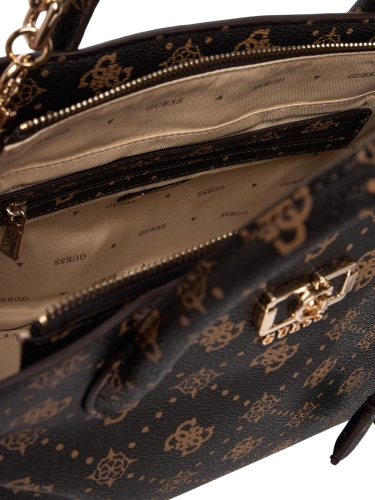 Torebka damska Guess HWGP99 28060 ESL BRĄZOWY MONOGRAM