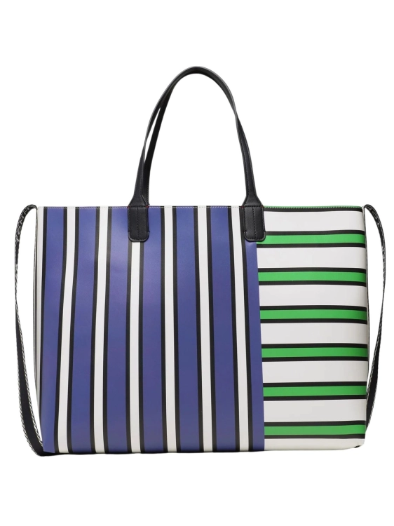 Torebka damska Tommy Hilfiger AW0AW14766 NIEBIESKI ZIELONY