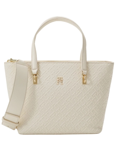 Torebka damska Tommy Hilfiger AW0AW16002 ECRU