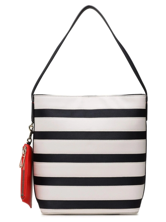 Torebka damska Tommy Hilfiger AW0AW14761 0GY BIAŁY GRANATOWY