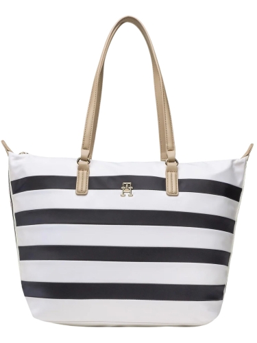 Torebka damska Tommy Hilfiger AW0AW14775 0GY BIAŁY GRANATOWY