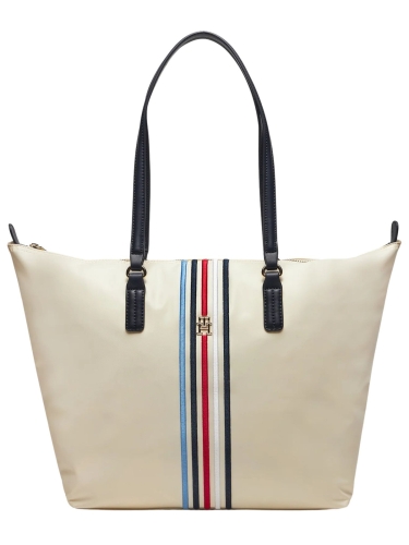 Torebka damska Tommy Hilfiger AW0AW15981 AEF ECRU