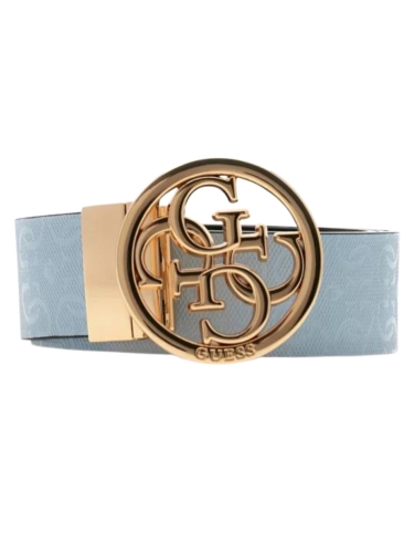 Pasek damski Guess BW9319 P6135 AQM CZARNY BŁĘKITNY