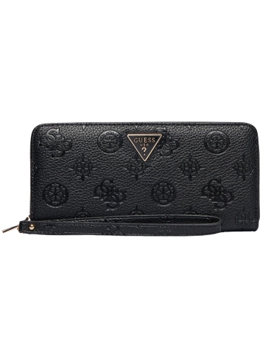 Portfel damski Guess SWPD98 88146 BLO MONOGRAM CZARNY
