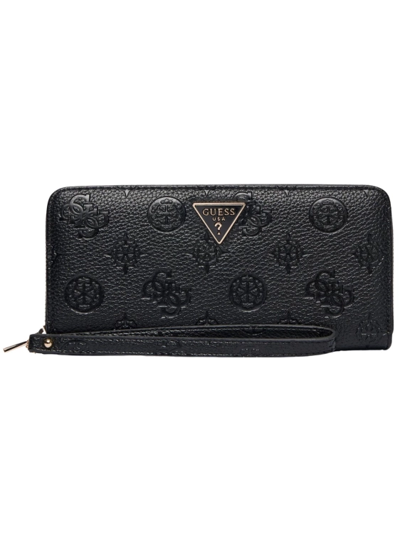 Portfel damski Guess SWPD98 88146 BLO MONOGRAM CZARNY