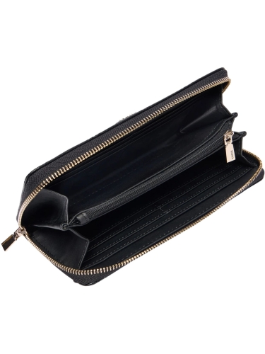 Portfel damski Guess SWPD98 88146 BLO MONOGRAM CZARNY