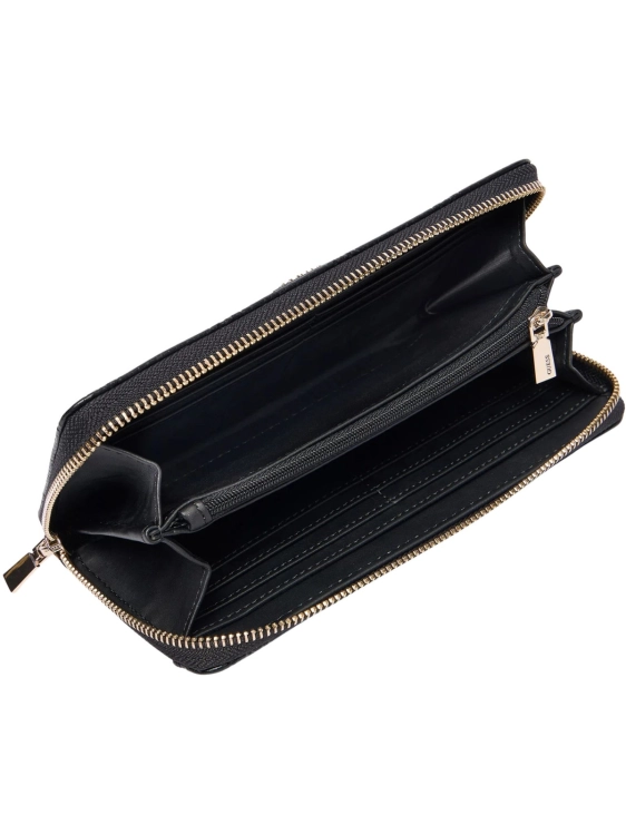 Portfel damski Guess SWPD98 88146 BLO MONOGRAM CZARNY