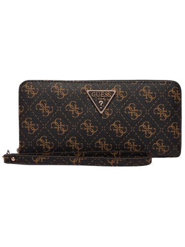 Portfel damski Guess SWQL74 59146 BNL MONOGRAM BRĄZOWY