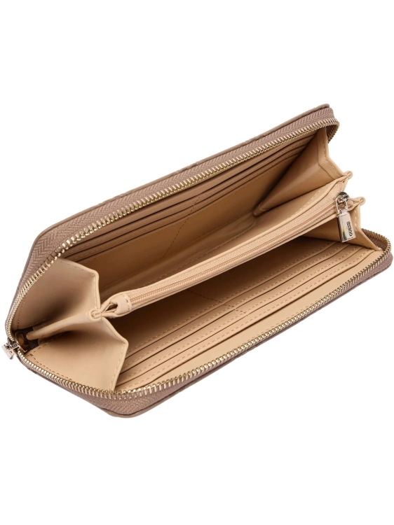 Portfel damski Guess SWPD98 88146 DKO MONOGRAM SZAROBEŻOWY