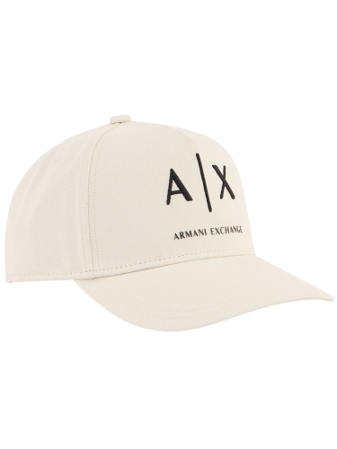 Czapka z daszkiem męska Armani Exchange XM002696 AF15502 KREMOWY