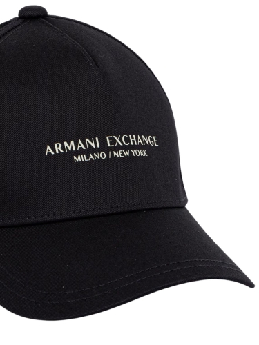 Czapka z daszkiem męska Armani Exchange XM001694 AF15502 CZARNY