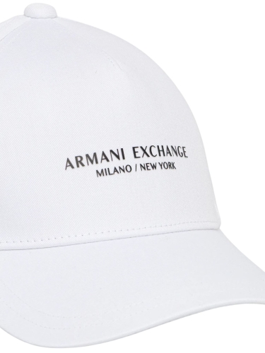 Czapka z daszkiem męska Armani Exchange XM001694 AF15502 BIAŁY