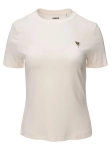 T-shirt damski Guess V6RI17 KD741 KREMOWY