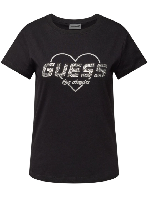 T-shirt damski Guess V5GI10 K9RM1 CZARNY