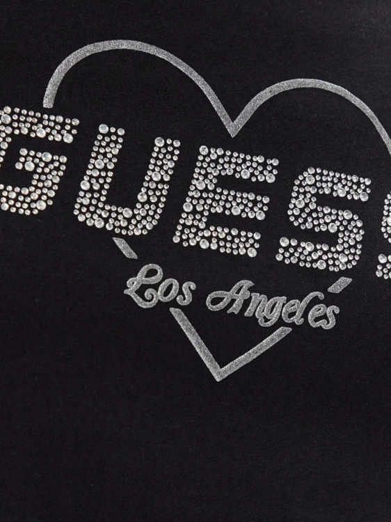 T-shirt damski Guess V5GI10 K9RM1 CZARNY