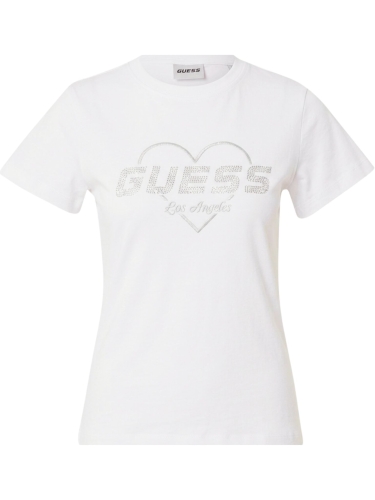 T-shirt damski Guess V5GI10 K9RM1 KREMOWY