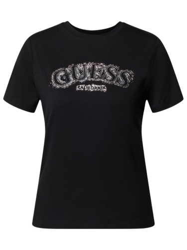 T-shirt damski Guess V6GI15 K2982 CZARNY