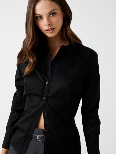 Koszula damska Guess W2YH41 WAF10 CZARNY