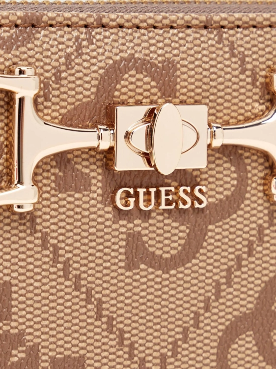 Portfel damski Guess SWOS99 24140 LTL MONOGRAM BEŻOWY