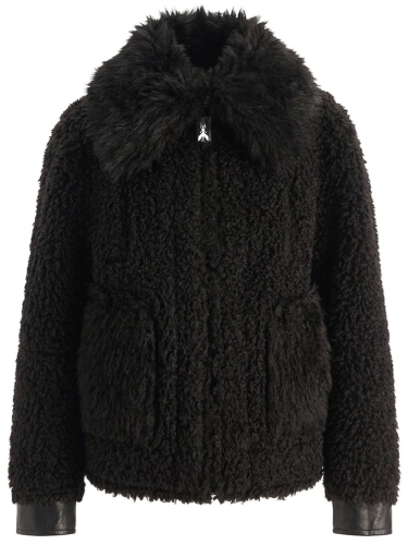 Kurtka damska dwustronna Patrizia Pepe 2O0176 E075 CZARNY