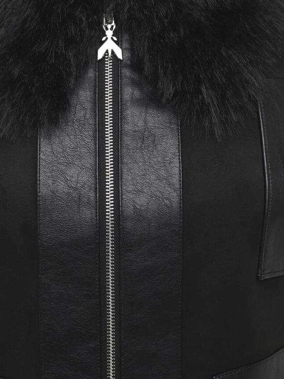 Kurtka damska dwustronna Patrizia Pepe 2O0176 E075 CZARNY