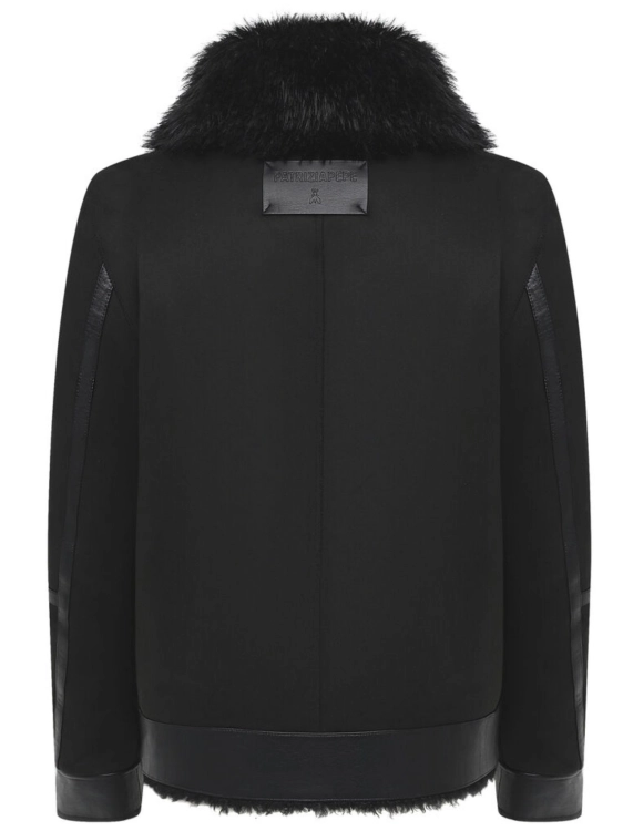 Kurtka damska dwustronna Patrizia Pepe 2O0176 E075 CZARNY