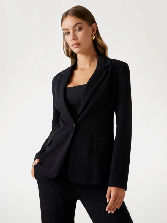 Marynarka damska Guess W5BN66 KCMU2 CZARNY