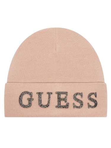 Czapka zimowa damska Guess AW5398 POL01 ROS RÓŻOWY