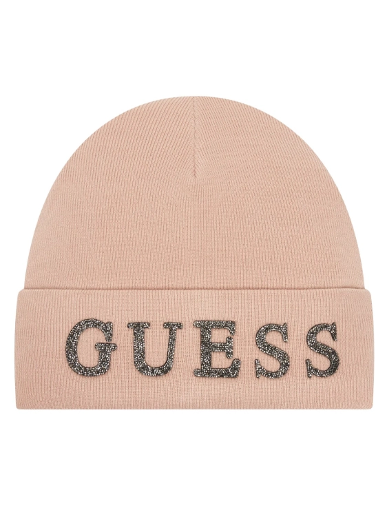 Czapka zimowa damska Guess AW5398 POL01 ROS RÓŻOWY