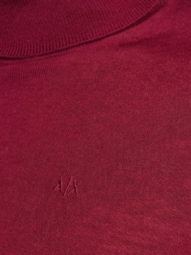 Golf męski wełniany Armani Exchange 8NZM3C ZM8AZ BORDOW