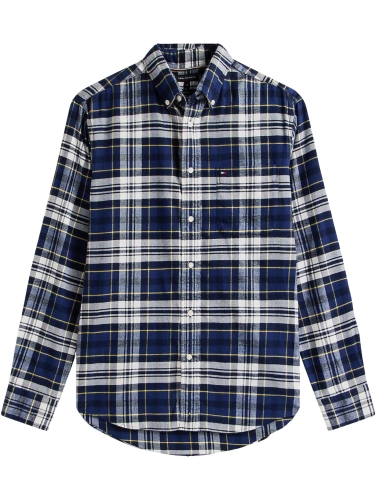 Koszula męska Tommy Hilfiger MW0MW41345 GRANATOWY