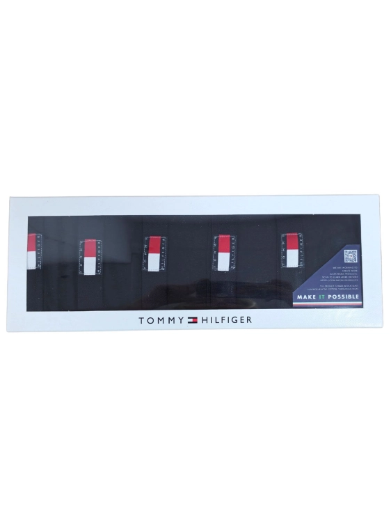 Stringi damskie Tommy Hilfiger UW0UW05642 CZARNY 5-PACK