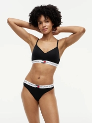 Stringi damskie Tommy Hilfiger UW0UW05616 CZARNY
