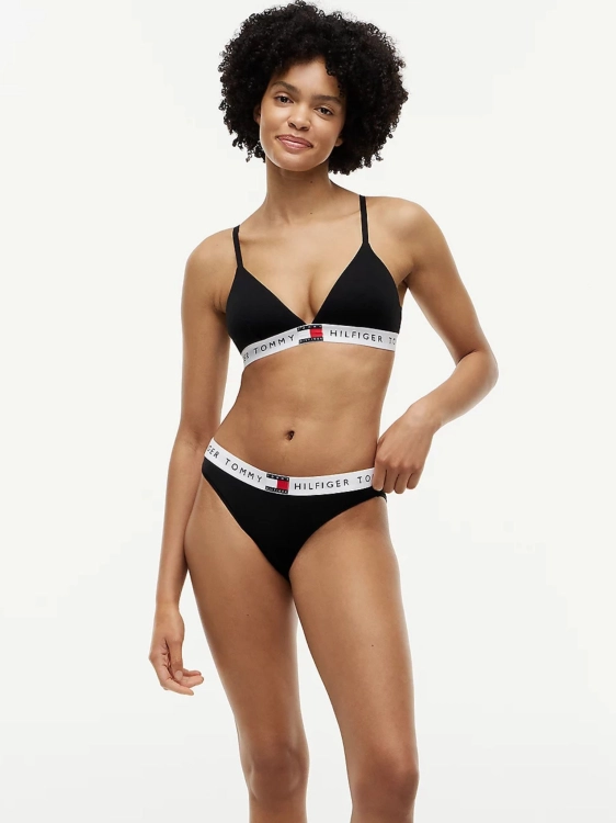 Figi damskie Tommy Hilfiger UW0UW05617 CZARNY