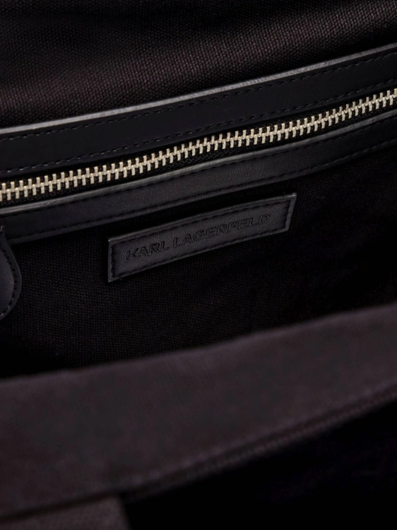 Torebka damska Karl Lagerfeld Jeans A3W50067 CZARNY BIAŁY