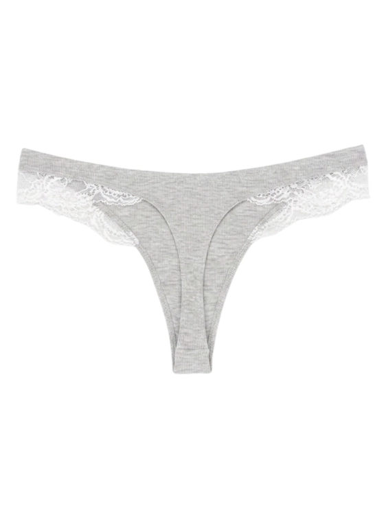Stringi damskie Tommy Hilfiger UW0UW05736 SZARY