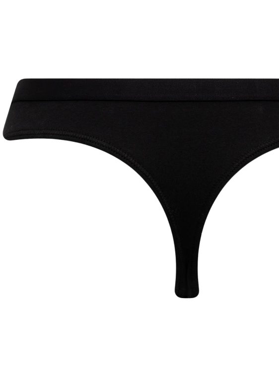 Stringi damskie Tommy Hilfiger UW0UW05642 CZARNY 5-PACK