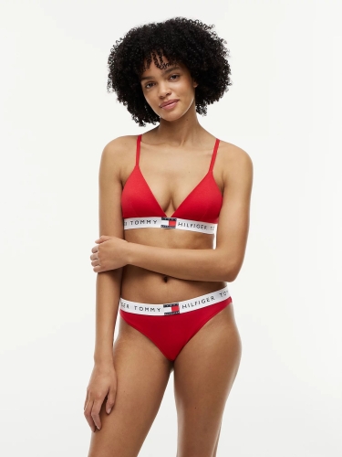 Biustonosz sportowy damski Tommy Hilfiger UW0UW05607 CZERWONY
