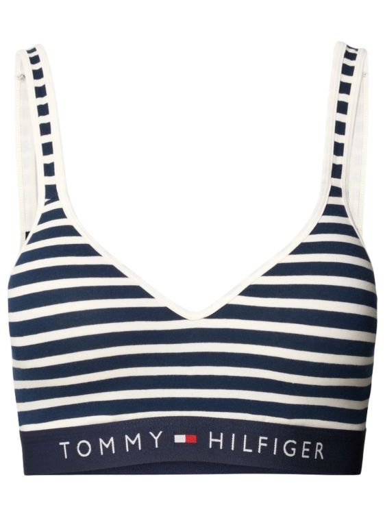 Biustonosz sportowy damski Tommy Hilfiger UW0UW05205 02D GRANATOWY